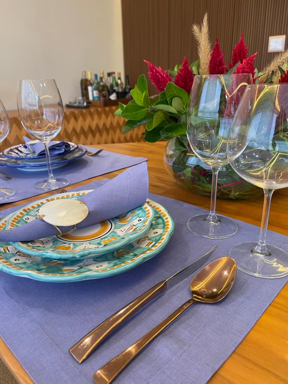 Guardanapo Herança Azul Claro