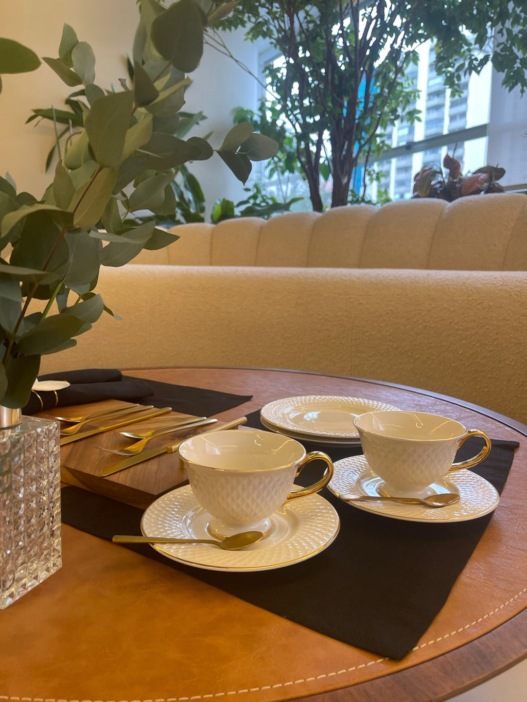 Jogo Americano Herança Preto