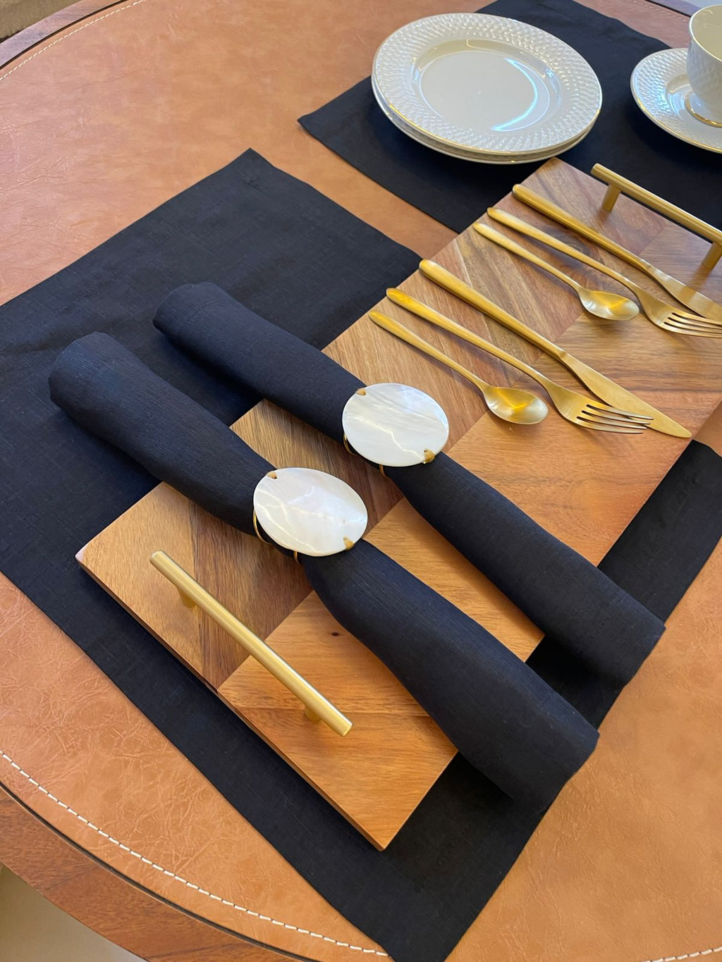 Guardanapo Herança Preto