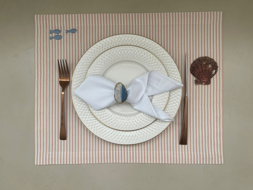 Jogo Americano Verano Rosa