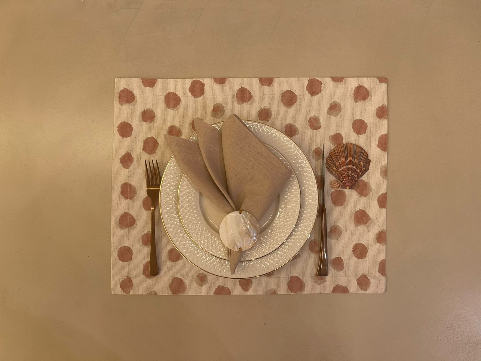 Jogo Americano Verano Rose