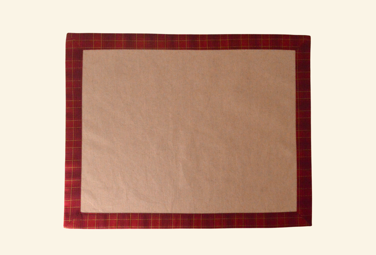 Jogo Americano Natal Vermelho