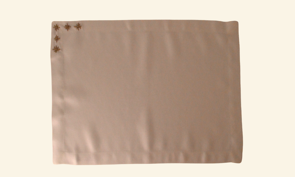 Jogo Americano Natal Branco