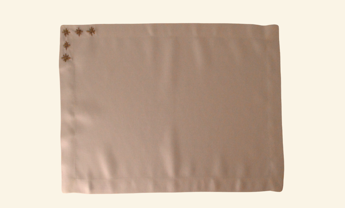 Jogo Americano Natal Branco