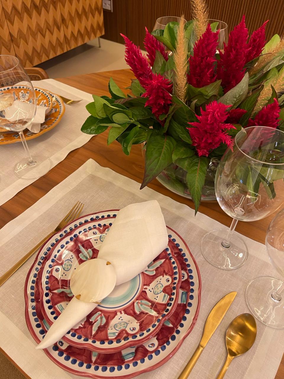 Jogo Americano Herança Branco