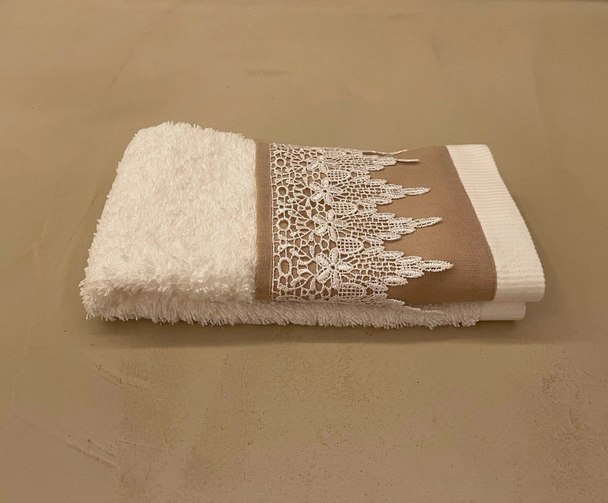 Toalha de Lavabo de Algodão Egipcio - Linho Rose