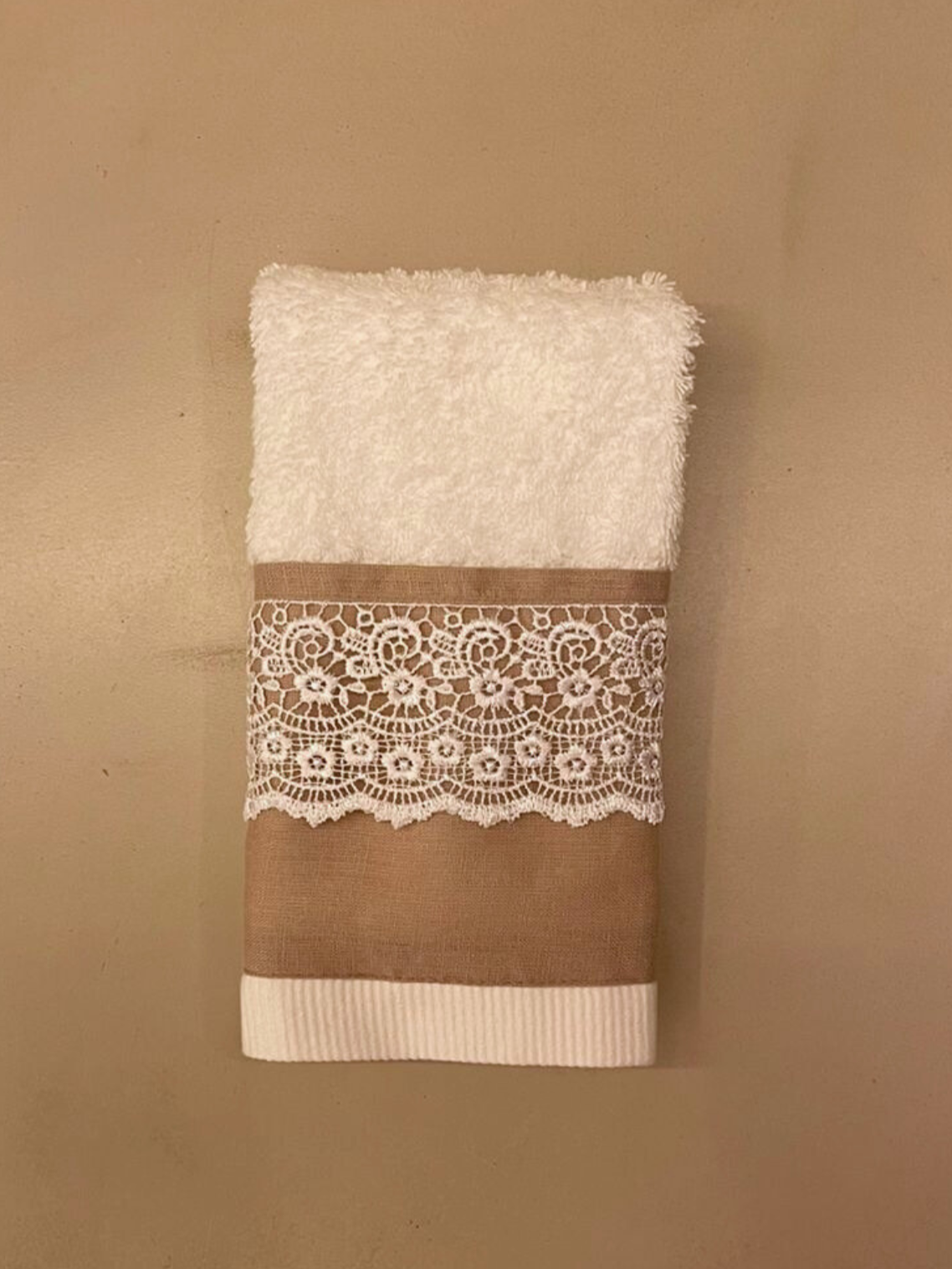 Toalha de Lavabo de Algodão Egipcio - Linho Rose