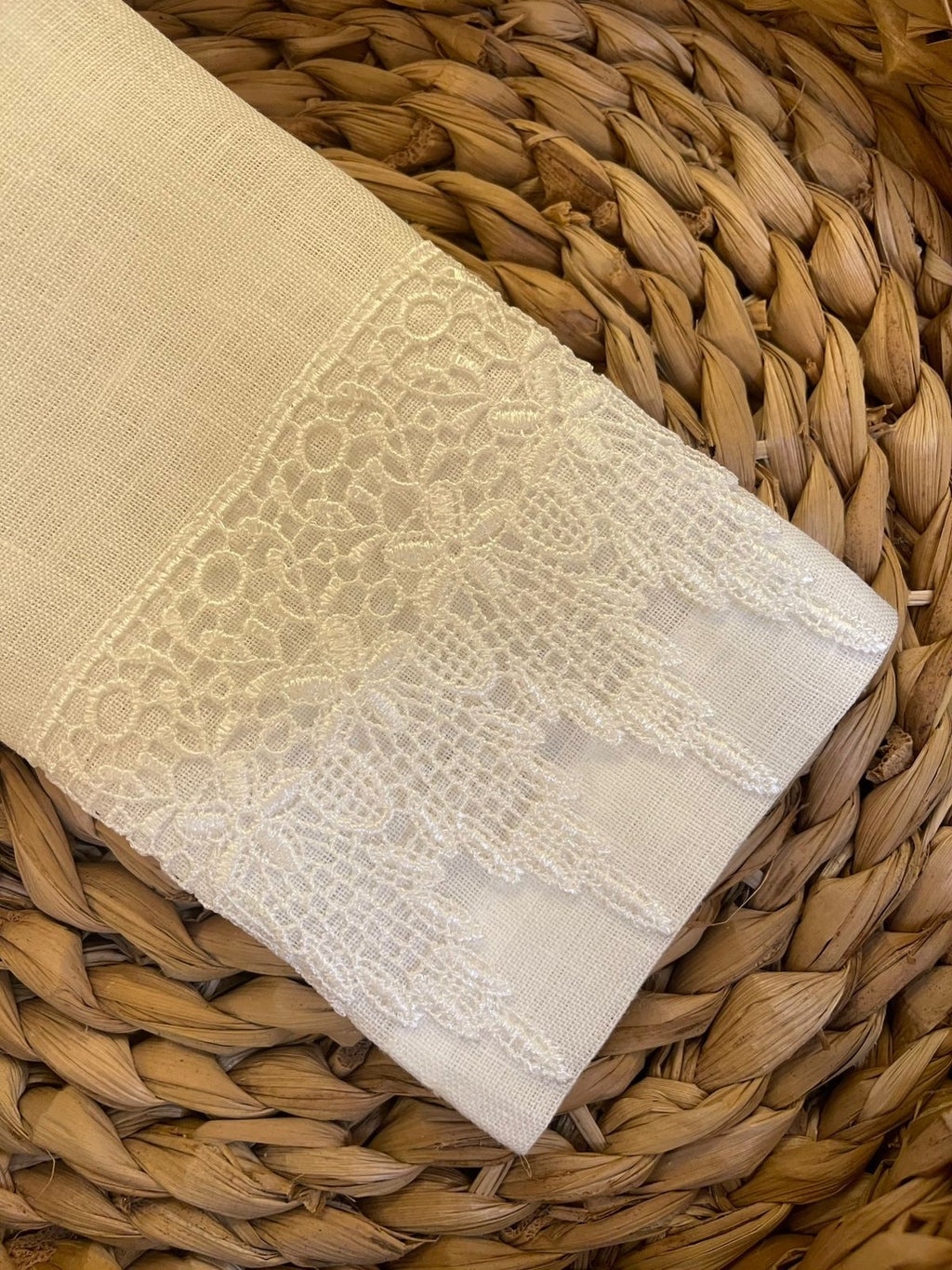 Toalha de Lavabo Herança Branca